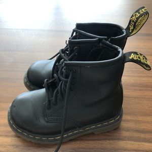 GUC Dr Martens Brooklee Combat Boots toddlers